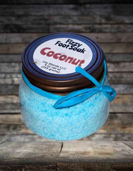 Blue Coconut Fizzy Foot Soak