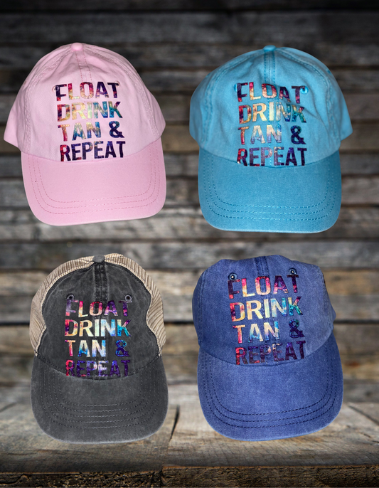 Float Drink Tan & Repeat Hat