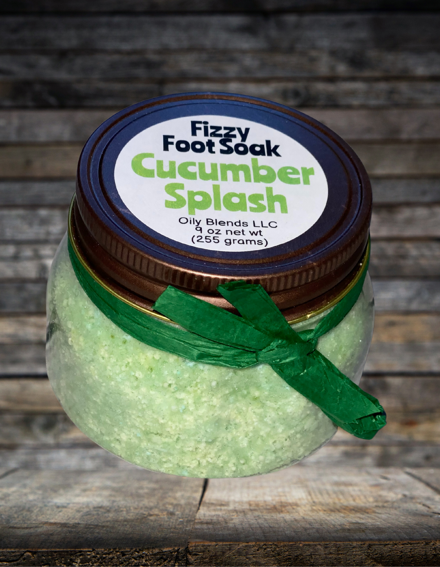 Green Cucumber Splash Fizzy Foot Soak