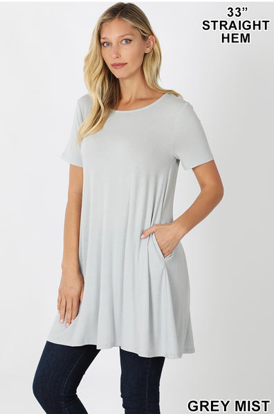 SWING TUNIC WITH SIDE POCKETS