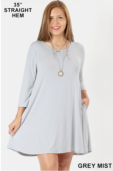 SWING TUNIC WITH SIDE POCKETS