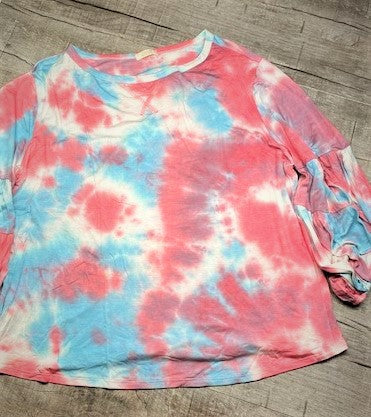 Coral Blue Tie Dye Dream